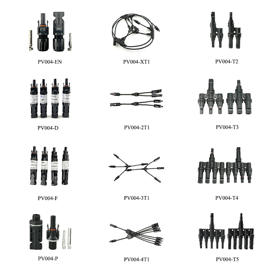 Złącze panelu słonecznego 30A Uchwyt bezpiecznika liniowego Złącza przewodów PV Adapter Złącze PV 1000 V