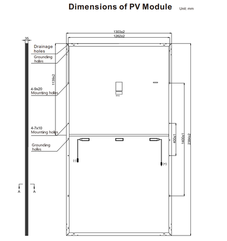 Komercyjny panel słoneczny typu P typu P 132 ogniwa PV o mocy 650 W