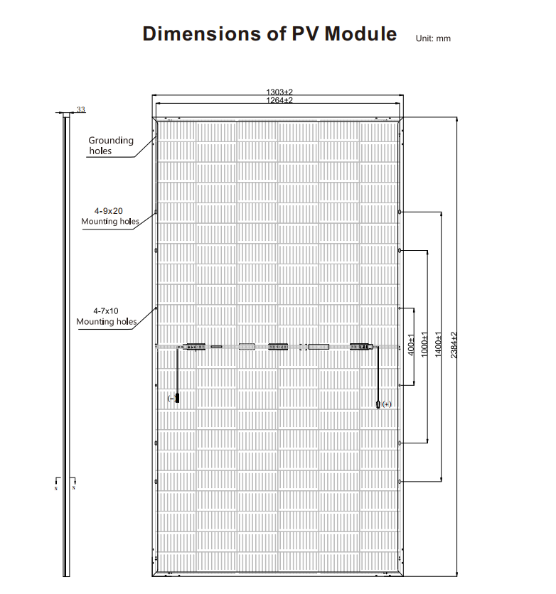 Gorąca sprzedaż Bifacial Mono P-Type 670W PV Panel słoneczny Płyta słoneczna